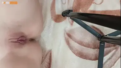 Morning masturbation and orgasm of a sexy and voluptuous college girl.