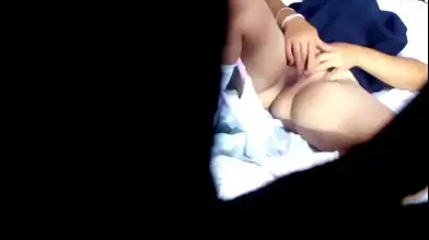 Japanese neighbor girl caught on hidden camera masturbating.